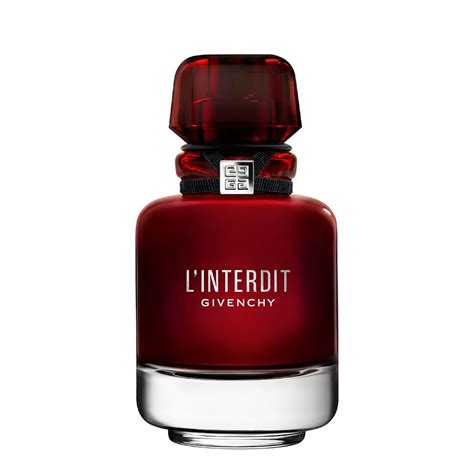 givenchy l'interdit red bottle|l interdit by Givenchy.